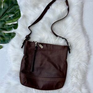 Vintage Coach 1414 SoHo Slim Convertible Duffle Y2K Mahogany Brown w/Hangtag